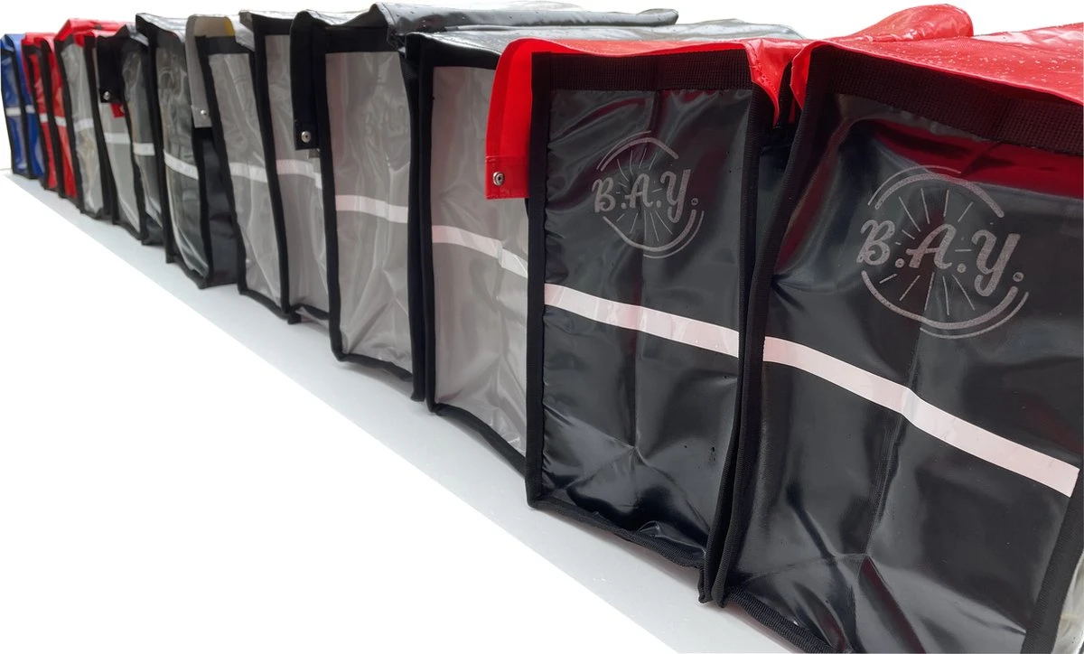 BayNL- Waterdicht - Dubbele - Bisonyl - Fietstas- Reflectoren - Zwart – 34cmX16.2cmX32cm=35 Liter 6 BayNL- Waterdicht - Dubbele - Bisonyl - Fietstas- Reflectoren - Zwart – 34cmX16.2cmX32cm=35 Liter - Afbeelding 6