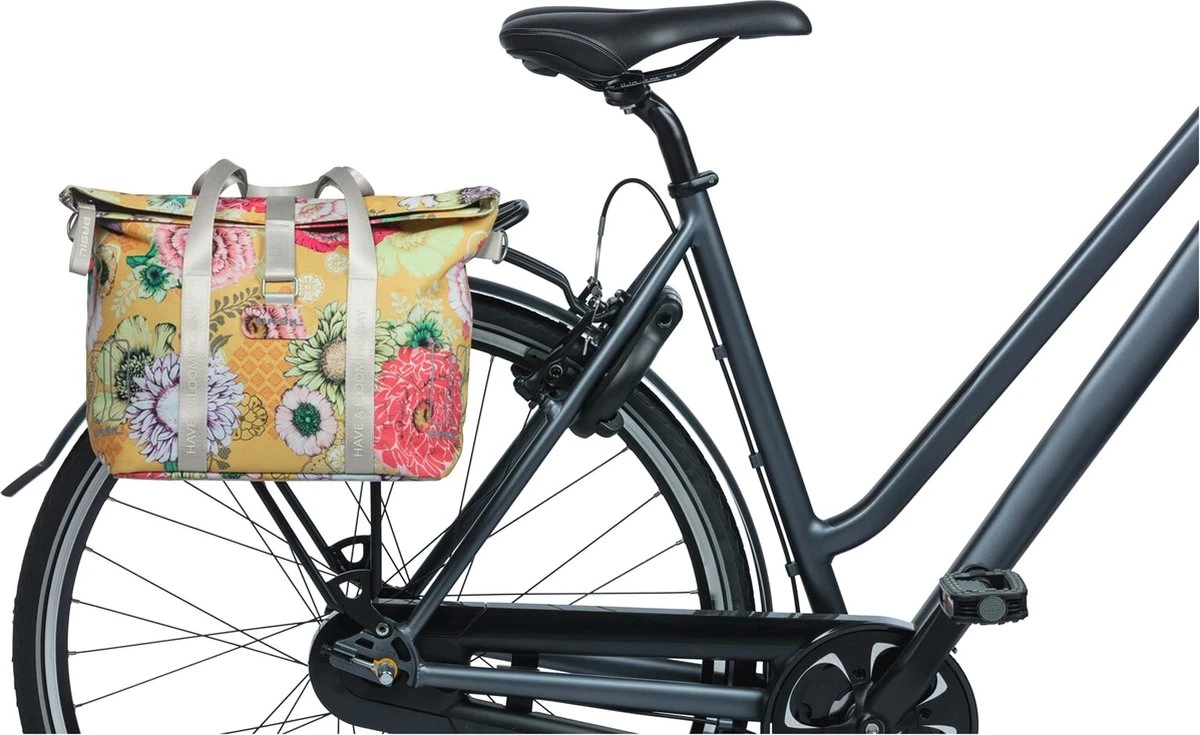 Basil Bloom Field Fietshandtas - Voorop En Achterop - 8-11 Liter- Geel 4 Basil Bloom Field Fietshandtas - Voorop En Achterop - 8-11 Liter- Geel - Afbeelding 4