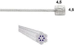 Schakel Binnenkabel Elvedes Voor Shimano 2250mm RVS ø1,1mm Shimano N-nippel (op Kaart) 29 Schakel Binnenkabel Elvedes Voor Shimano 2250mm RVS ø1,1mm Shimano N-nippel (op Kaart) -Fietsuitrustings Winkel 1200x738