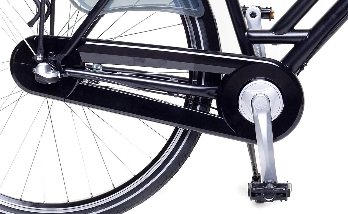 Amigo Bright - Damesfiets 28 Inch - Fiets Met 3 Versnellingen - Matzwart 4 Amigo Bright - Damesfiets 28 Inch - Fiets Met 3 Versnellingen - Matzwart - Afbeelding 4