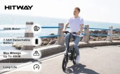 HITWAY E Bike Elektrische Fiets Vouwfiets, 36V/8.4Ah Batterij, 250W Motor, 25km/h, 35-70km, 16" City EBike Voor Heren En Dames 12 HITWAY E Bike Elektrische Fiets Vouwfiets, 36V/8.4Ah Batterij, 250W Motor, 25km/h, 35-70km, 16" City EBike Voor Heren En Dames -Fietsuitrustings Winkel 1200x742 18