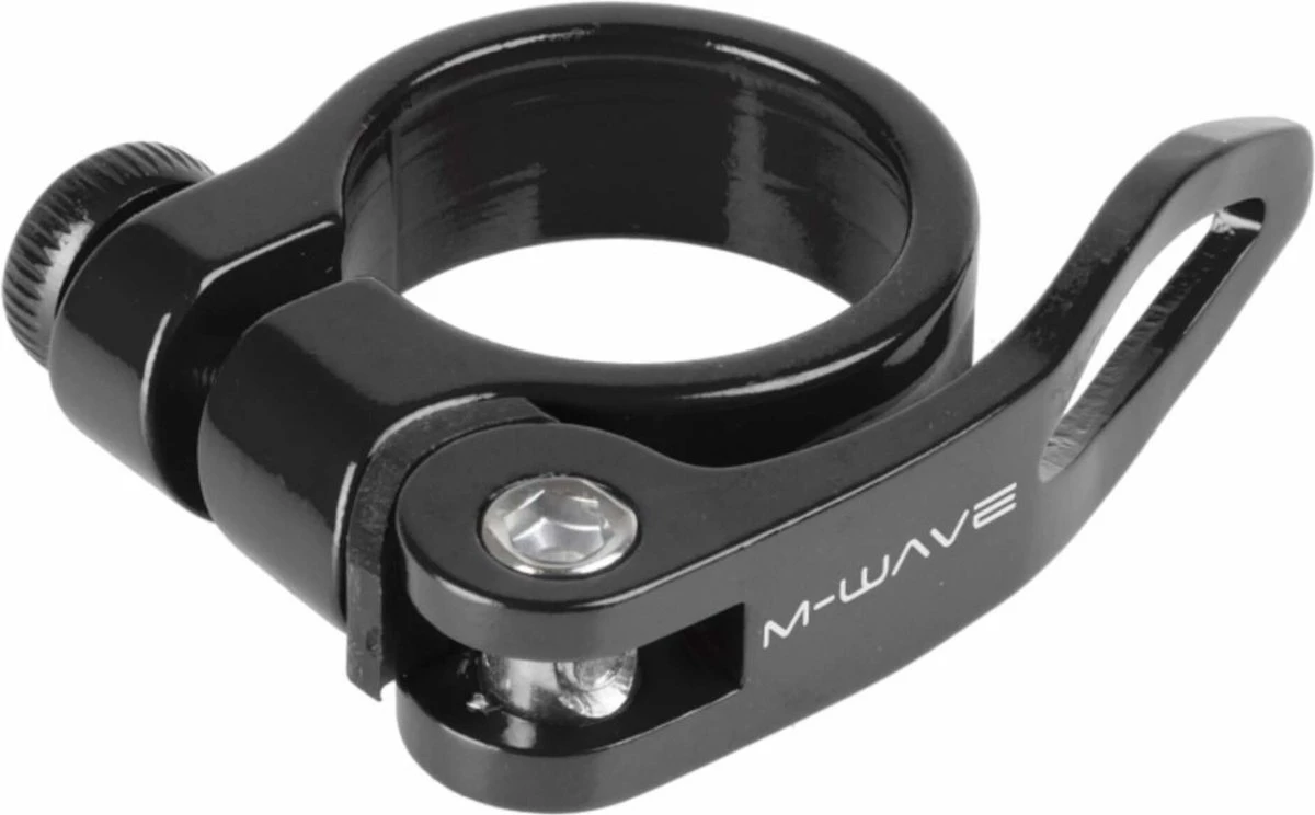M-Wave Zadelpenklem Met Snelspanner - Ø 31.8 Mm - Zwart 4 M-Wave Zadelpenklem Met Snelspanner - Ø 31.8 Mm - Zwart - Afbeelding 4