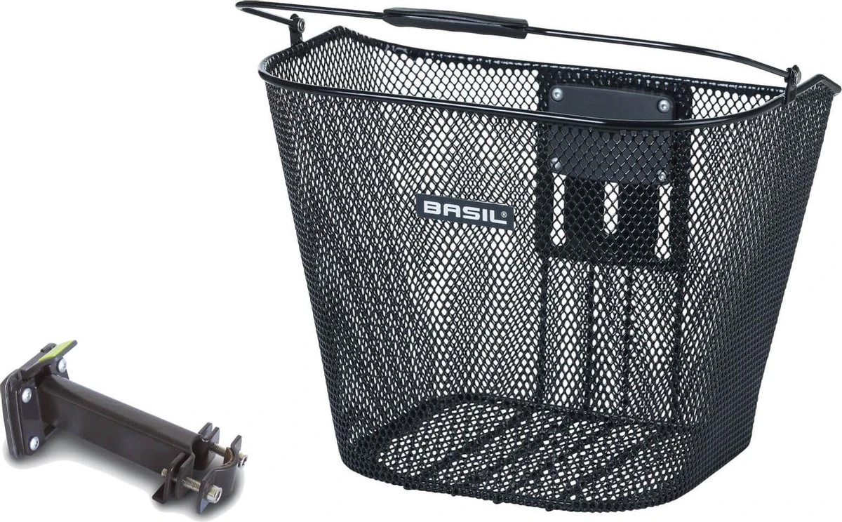 Basil Bremen BE - Fietsmand - Inclusief Systeem - Voorop - Zwart 14 Basil Bremen BE - Fietsmand - Inclusief Systeem - Voorop - Zwart - Afbeelding 14