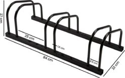 Alora Fietsenrek Voor 3 Fietsen Zwart- Met Muurbevestiging - Fietsen Rek -Fietsuitrustings Winkel 1200x747 2
