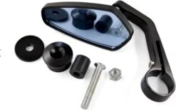 Bar End Spiegels - Spiegels Voor Motoren/Scooter - Set Van 2 - Zwart -Fietsuitrustings Winkel 1200x748