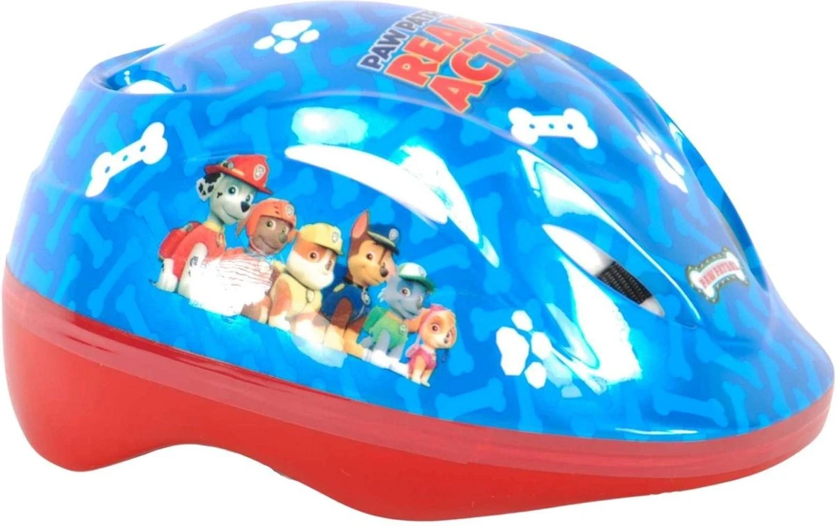 Paw Patrol Jongens Fietshelm - Blauw Rood - 51-55 Cm 4 Paw Patrol Jongens Fietshelm - Blauw Rood - 51-55 Cm - Afbeelding 4