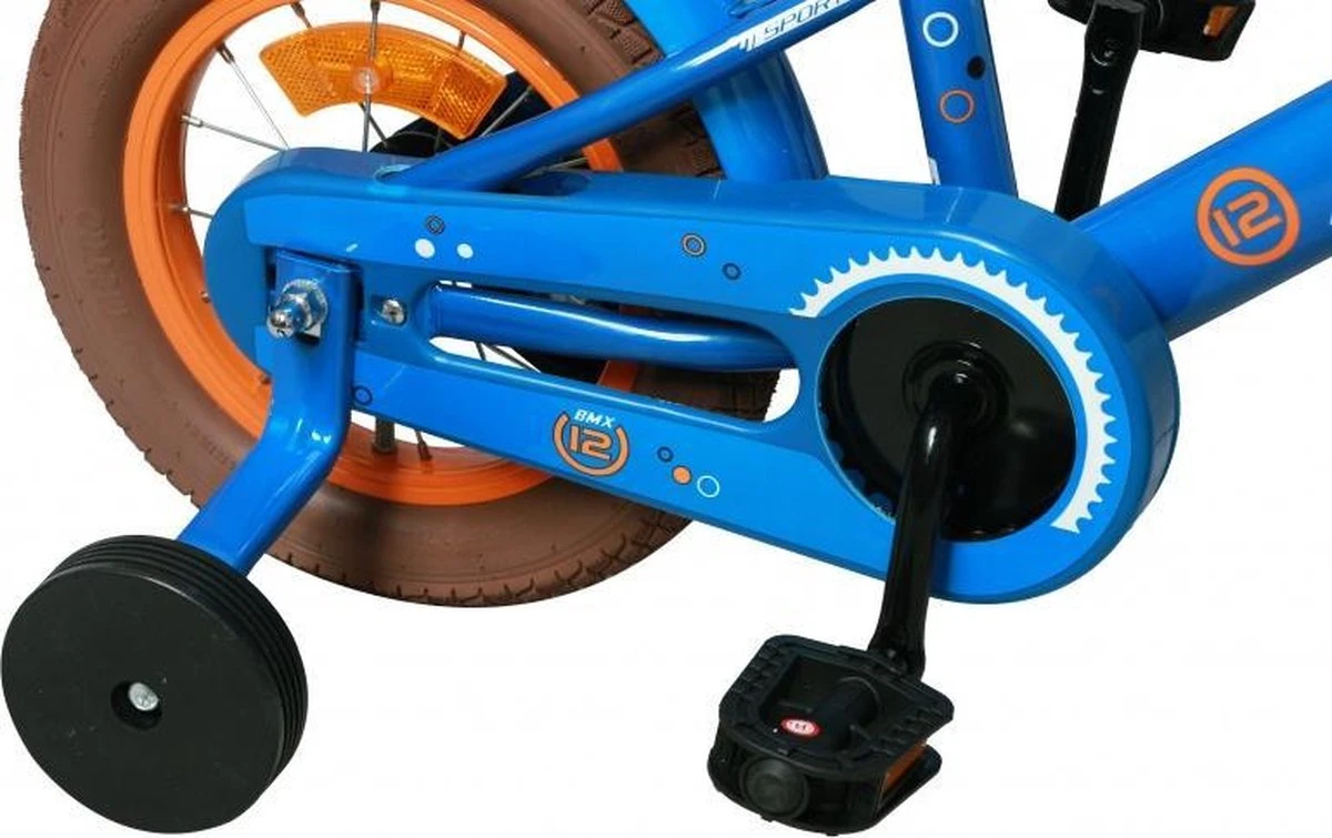 Amigo Sports Jongensfiets - Kinderfiets 12 Inch - Blauw 5 Amigo Sports Jongensfiets - Kinderfiets 12 Inch - Blauw - Afbeelding 5