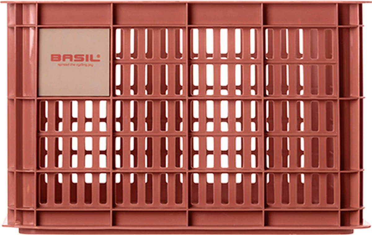 Basil Fietskrat M - Medium - 29.5 Liter - Rood 2 Basil Fietskrat M - Medium - 29.5 Liter - Rood - Afbeelding 2