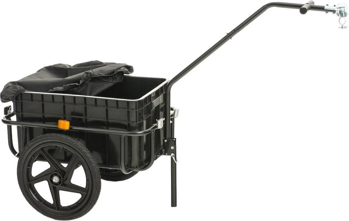 CLP Aanhanger Voor Fietsen WILLY, Dekzeil, Universele Koppeling Zwart 10 CLP Aanhanger Voor Fietsen WILLY, Dekzeil, Universele Koppeling Zwart - Afbeelding 10