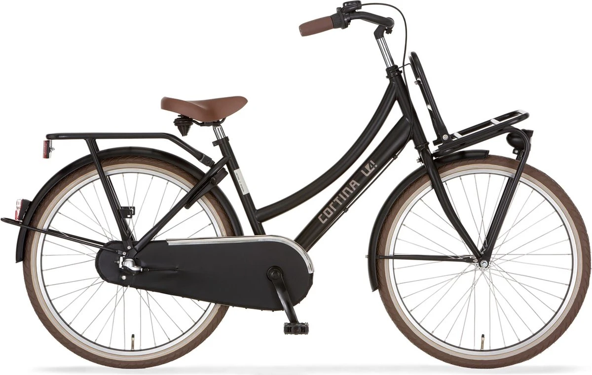 Cortina U4 Mini - Stadsfiets - M24 - Jet Black Matt - Matzwart - R3 8 Cortina U4 Mini - Stadsfiets - M24 - Jet Black Matt - Matzwart - R3 - Afbeelding 8