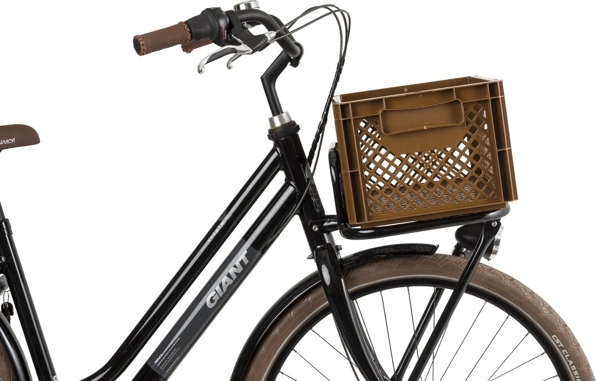 Fastrider Fietskrat Medium - Bruin - 22L 2 Fastrider Fietskrat Medium - Bruin - 22L - Afbeelding 2