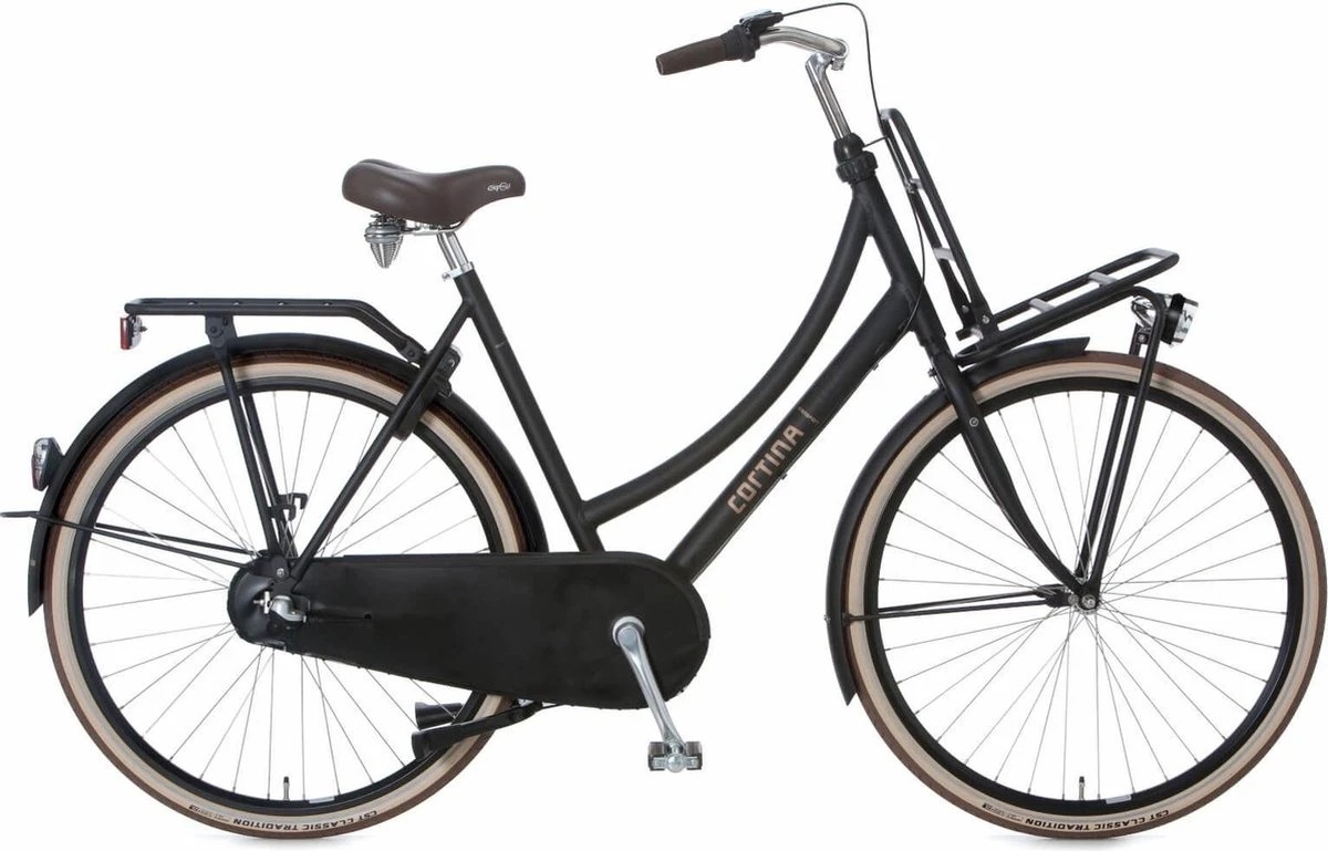 Cortina U4 - Stadsfiets - D50 - Jet Black Matt - R3 1 Cortina U4 - Stadsfiets - D50 - Jet Black Matt - R3