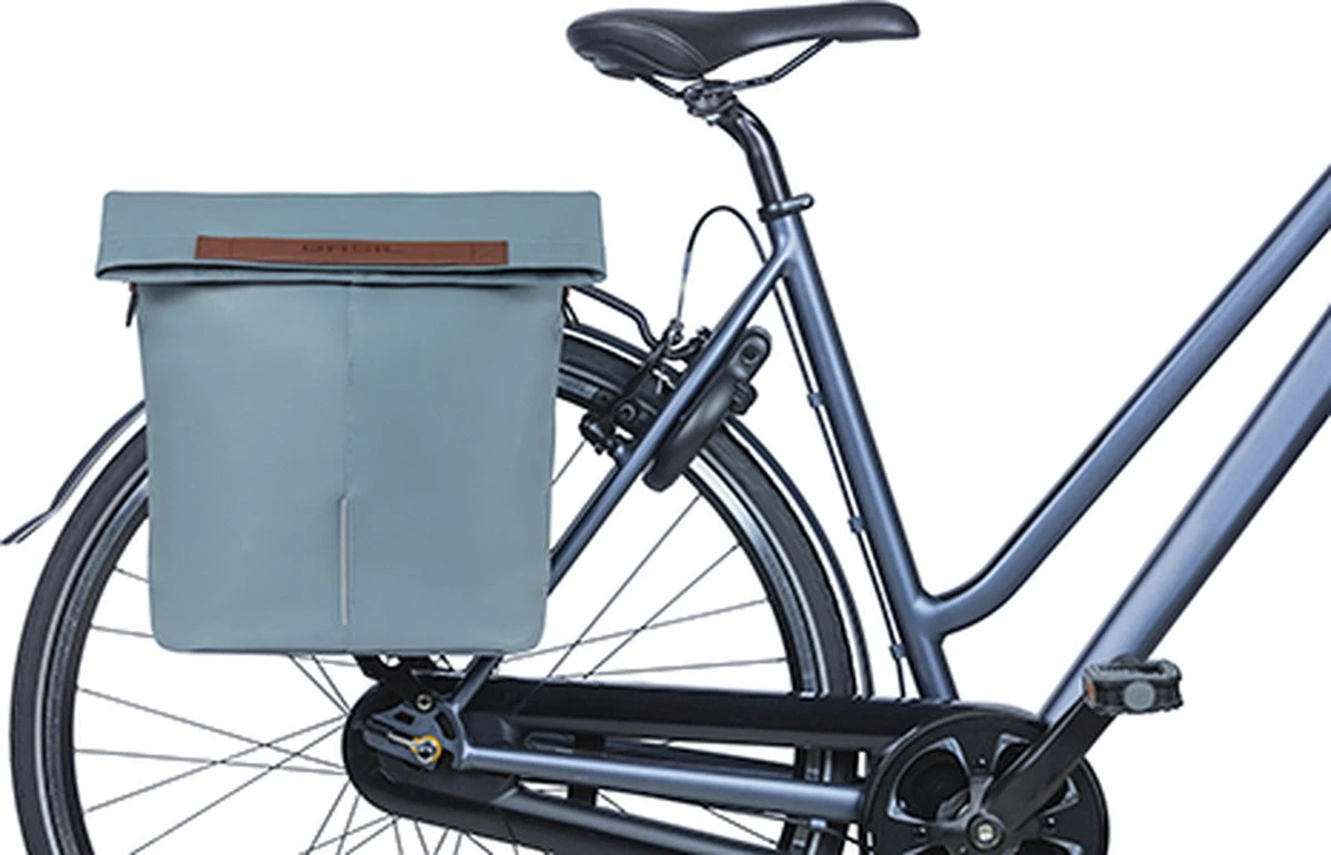 Basil City Fietsshopper - Enkele Fietstas - 14-16 Liter - Graphite Blauw 6 Basil City Fietsshopper - Enkele Fietstas - 14-16 Liter - Graphite Blauw - Afbeelding 6
