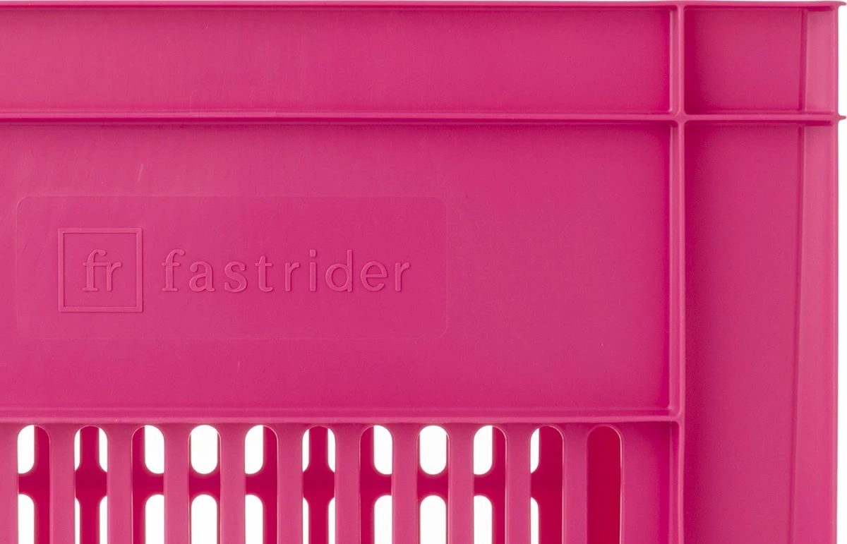 Fastrider Fietskrat Groot - Roze - 34L 8 Fastrider Fietskrat Groot - Roze - 34L - Afbeelding 8