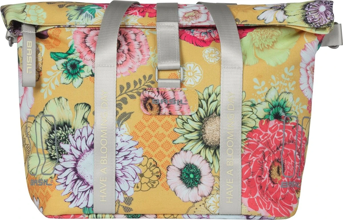 Basil Bloom Field Fietshandtas - Voorop En Achterop - 8-11 Liter- Geel 10 Basil Bloom Field Fietshandtas - Voorop En Achterop - 8-11 Liter- Geel - Afbeelding 10