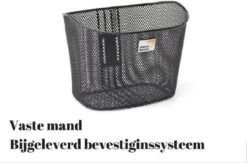 New Looxs Toscane RapidLock Fietsmand Stuur - 19 Liter - Staal - Zwart 14 New Looxs Toscane RapidLock Fietsmand Stuur - 19 Liter - Staal - Zwart -Fietsuitrustings Winkel 1200x791 1