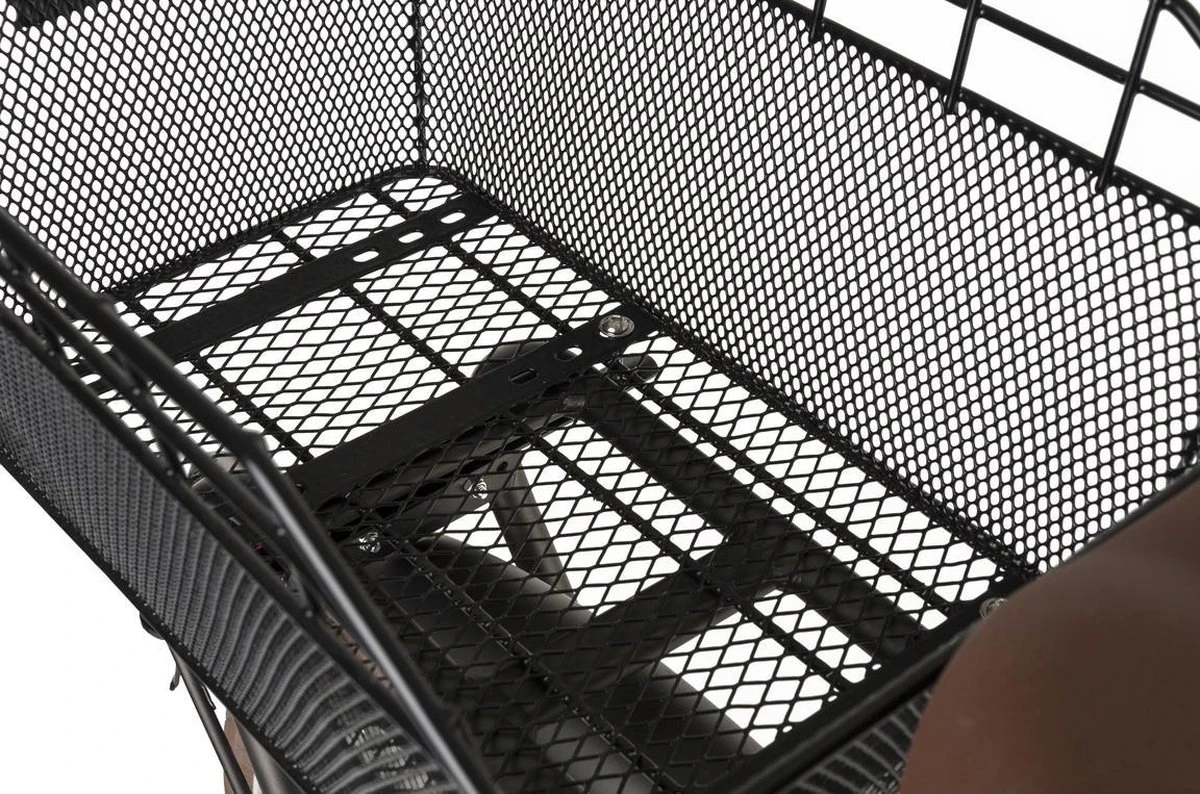 Fastrider Olav Fietsmand Voor Achterdrager - Inclusief Bevestiging - 25 Liter - Metaal - Zwart 3 Fastrider Olav Fietsmand Voor Achterdrager - Inclusief Bevestiging - 25 Liter - Metaal - Zwart - Afbeelding 3