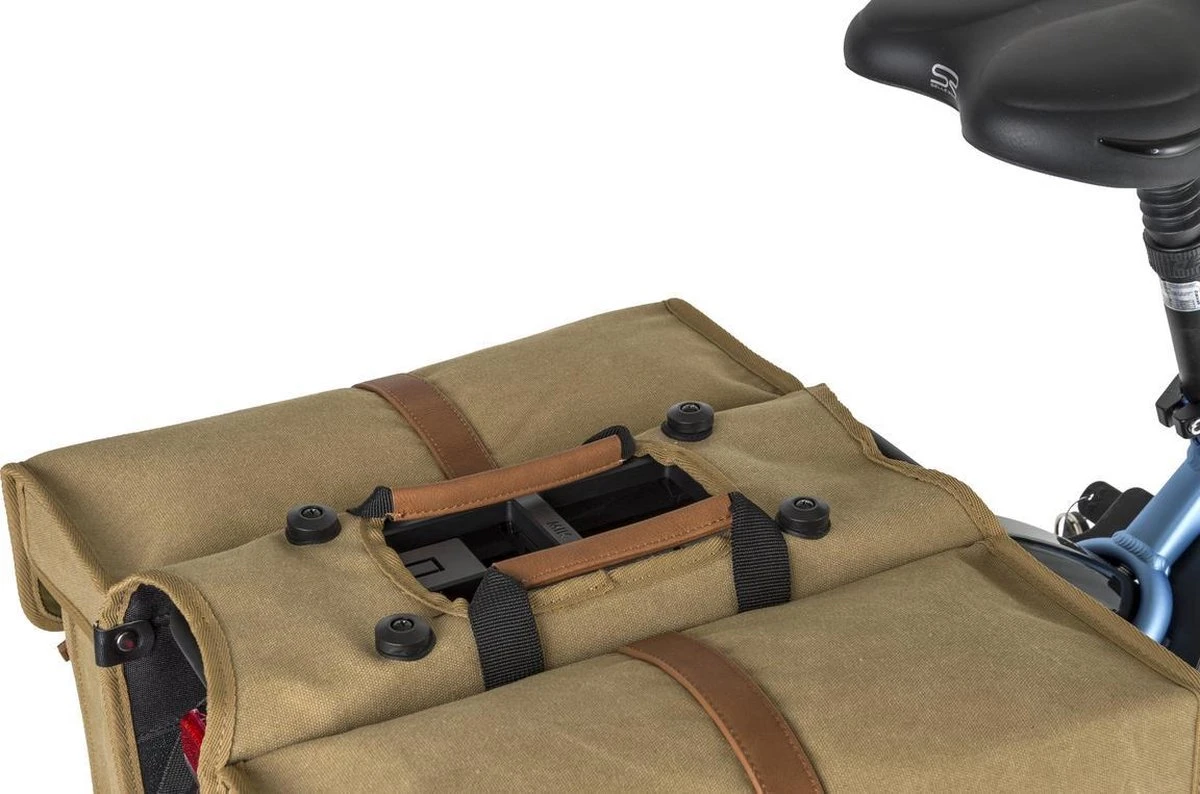 Fastrider Isas Dubbele Fietstas Lichtbruin - 33L 8 Fastrider Isas Dubbele Fietstas Lichtbruin - 33L - Afbeelding 8