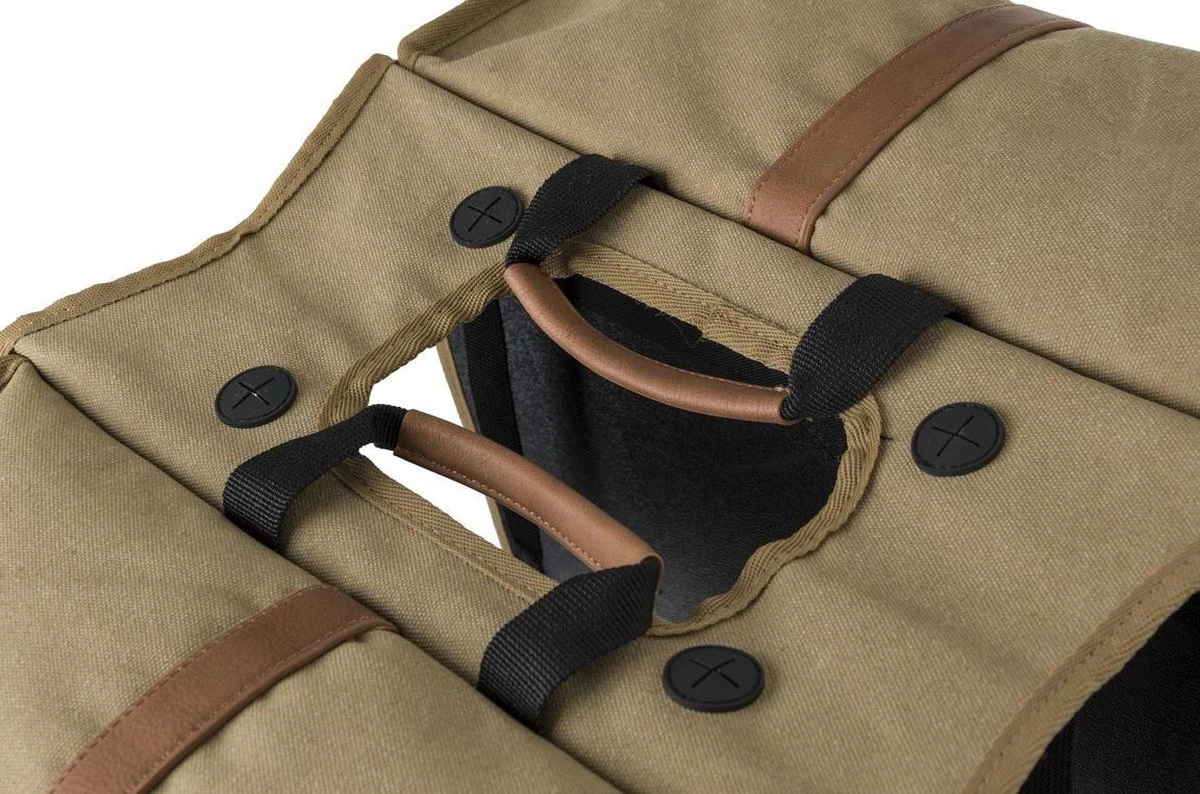 Fastrider Isas Dubbele Fietstas Lichtbruin - 33L 13 Fastrider Isas Dubbele Fietstas Lichtbruin - 33L - Afbeelding 13