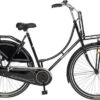 Wheelerz.nl Omafiets 28 Inch Zwart Met Voordrager