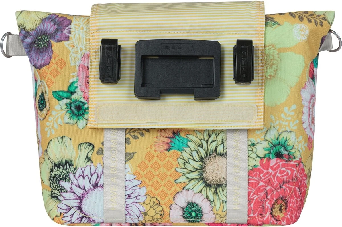 Basil Bloom Field Fietshandtas - Voorop En Achterop - 8-11 Liter- Geel 8 Basil Bloom Field Fietshandtas - Voorop En Achterop - 8-11 Liter- Geel - Afbeelding 8