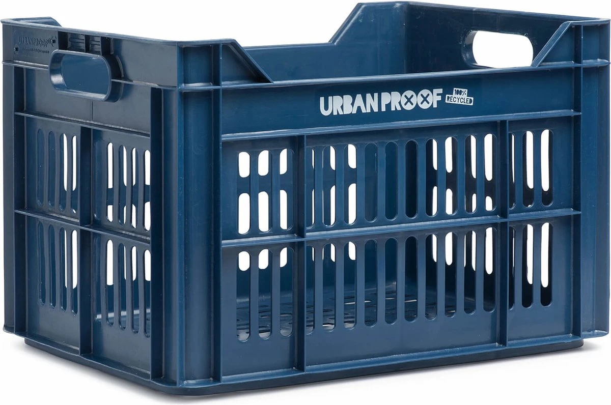 Urban Proof Recycled Fietskrat - 30 L - Warmroze 3 Urban Proof Recycled Fietskrat - 30 L - Warmroze - Afbeelding 3