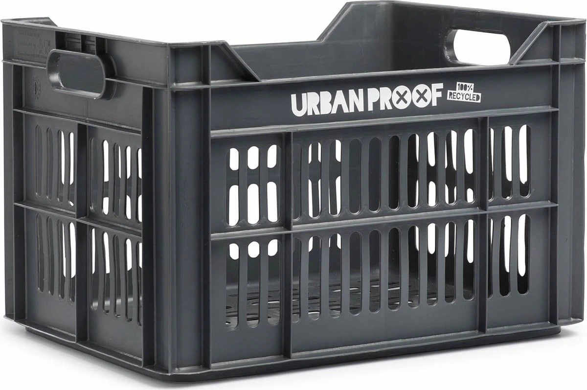 Urban Proof Recycled Fietskrat - 30 L - Warmroze 5 Urban Proof Recycled Fietskrat - 30 L - Warmroze - Afbeelding 5