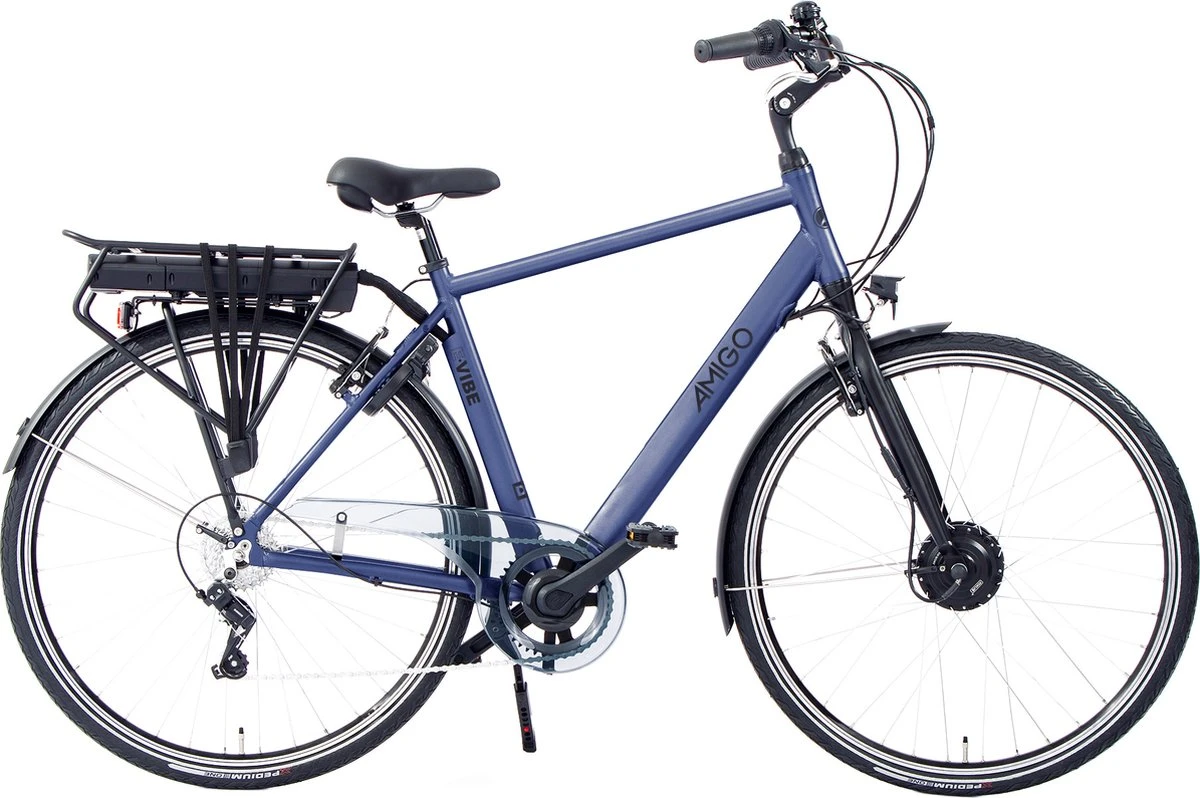 Amigo E-Vibe D1 28 Inch 57 Cm Heren 7V V-Brakes Blauwgrijs 1 Amigo E-Vibe D1 28 Inch 57 Cm Heren 7V V-Brakes Blauwgrijs