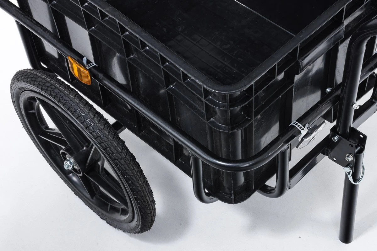 CLP Aanhanger Voor Fietsen WILLY, Dekzeil, Universele Koppeling Zwart 15 CLP Aanhanger Voor Fietsen WILLY, Dekzeil, Universele Koppeling Zwart - Afbeelding 15