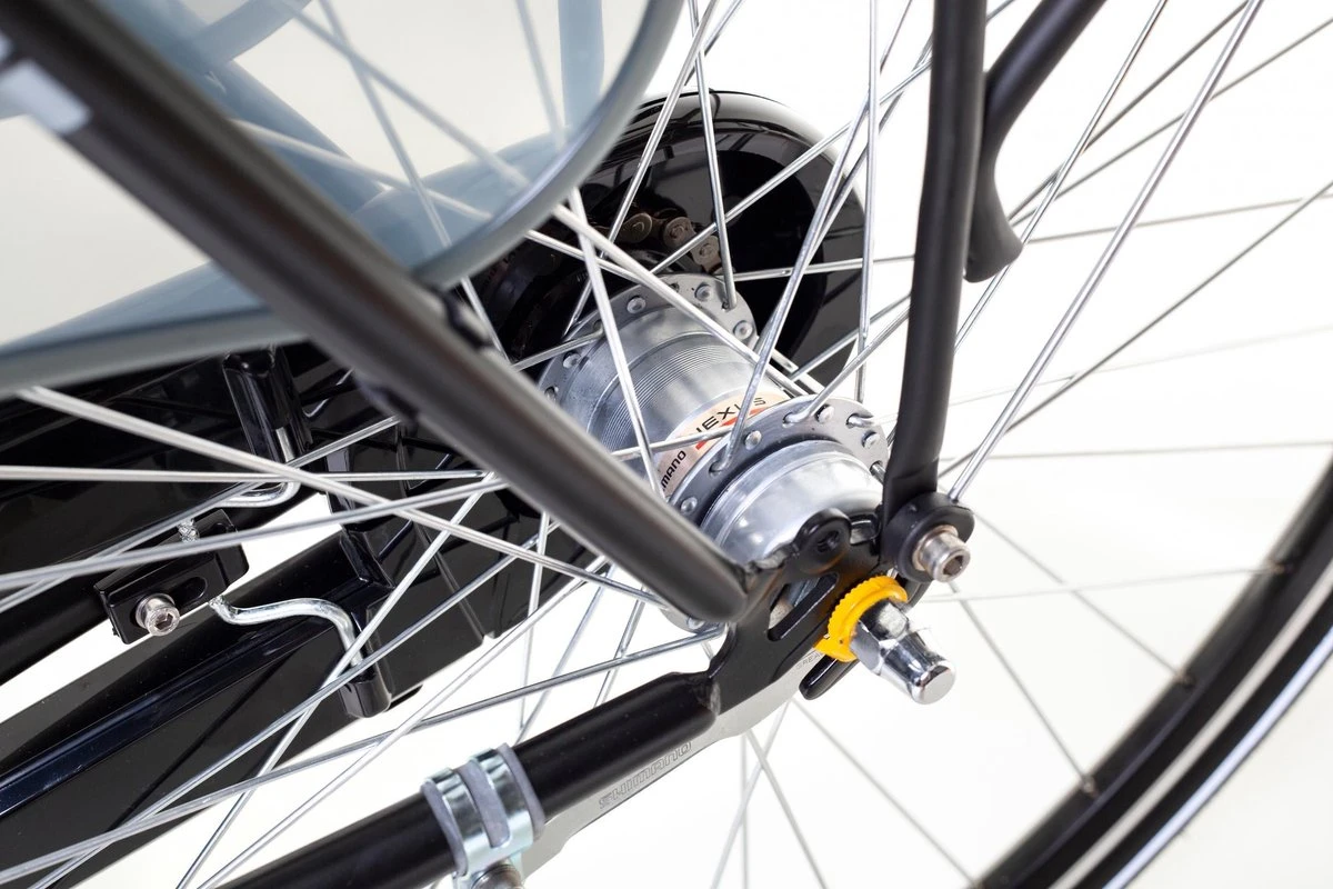 Amigo Bright - Damesfiets 28 Inch - Fiets Met 3 Versnellingen - Matzwart 9 Amigo Bright - Damesfiets 28 Inch - Fiets Met 3 Versnellingen - Matzwart - Afbeelding 9