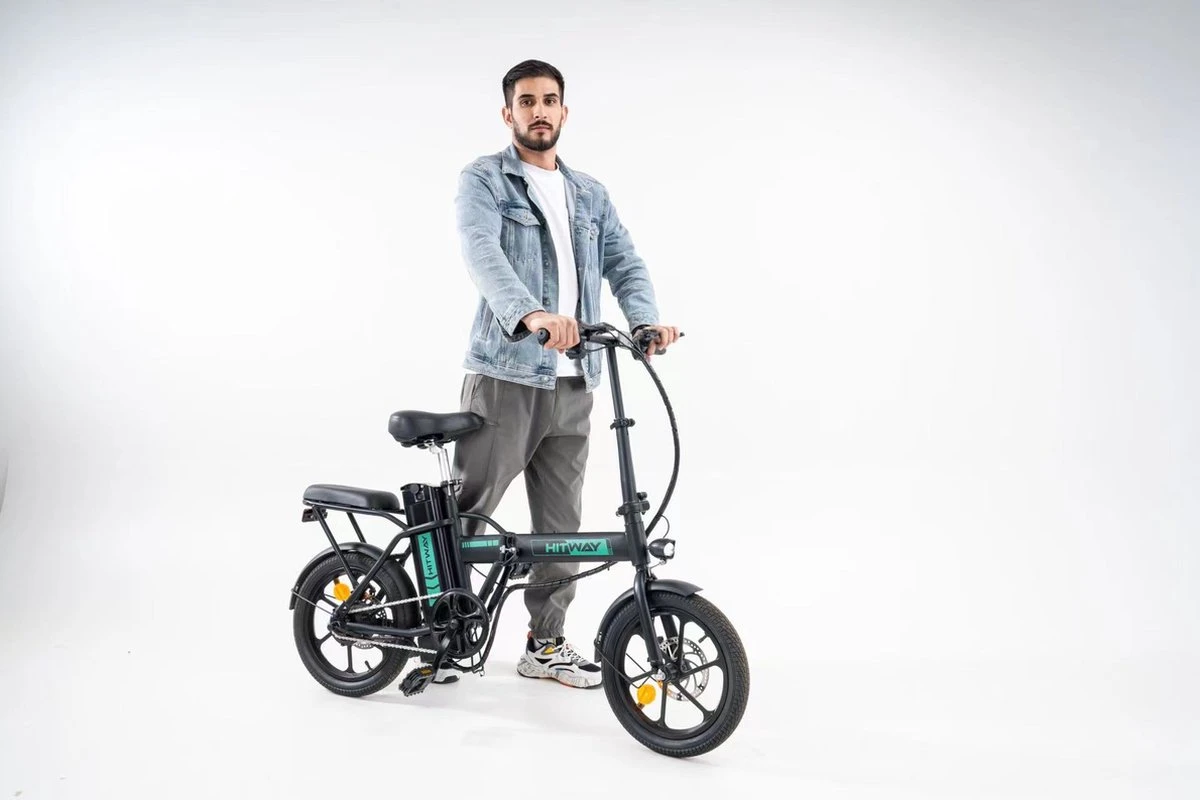 HITWAY E Bike Elektrische Fiets Vouwfiets, 36V/8.4Ah Batterij, 250W Motor, 25km/h, 35-70km, 16" City EBike Voor Heren En Dames 1 HITWAY E Bike Elektrische Fiets Vouwfiets, 36V/8.4Ah Batterij, 250W Motor, 25km/h, 35-70km, 16" City EBike Voor Heren En Dames