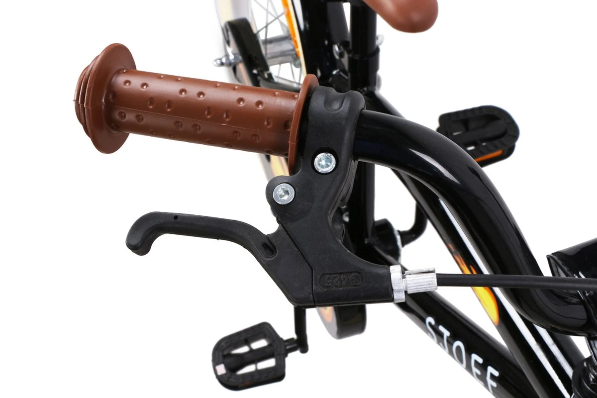 SJOEF Cruise Jongensfiets 18 Inch - Zwart 4 SJOEF Cruise Jongensfiets 18 Inch - Zwart - Afbeelding 4