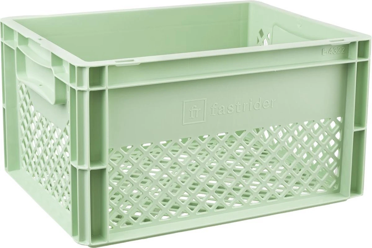 Fastrider Fietskrat Medium - Mint Groen - 22L 1 Fastrider Fietskrat Medium - Mint Groen - 22L
