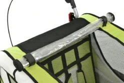 Fietkar - 2 Kinderen - Met Schokbreker - Lime 34 Fietkar - 2 Kinderen - Met Schokbreker - Lime -Fietsuitrustings Winkel 1200x801 17