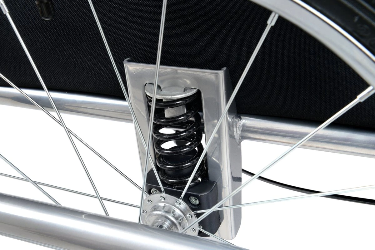 Fietskar Kind - Fietsaanhanger - Met Schokbreker - Rood 5 Fietskar Kind - Fietsaanhanger - Met Schokbreker - Rood - Afbeelding 5