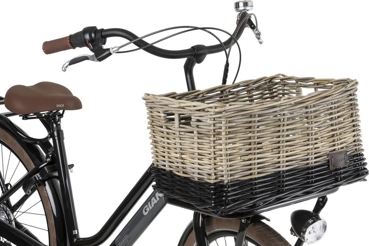 Fastrider Nero Rotan Fietsmand - Naturel - 26L - Handgemaakt 5 Fastrider Nero Rotan Fietsmand - Naturel - 26L - Handgemaakt - Afbeelding 5
