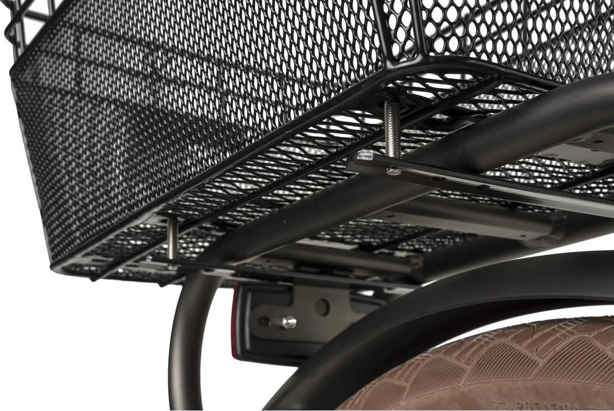 Fastrider Olav Fietsmand Voor Achterdrager - Inclusief Bevestiging - 25 Liter - Metaal - Zwart 4 Fastrider Olav Fietsmand Voor Achterdrager - Inclusief Bevestiging - 25 Liter - Metaal - Zwart - Afbeelding 4