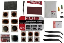 Simson Bandenreparatieset - Bandenplakset Compleet - Type Select T.b.v. Fiets - 23 Delig -Fietsuitrustings Winkel 1200x810