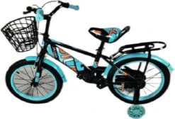 Kinderfiets - 16 Inch Kinderfiets -vanaf 4-7 Jaar Jongens En Meisjes Fietsen - Terugtrap -Rem -Stabilisatoren（2 Zijwieltjes）- Mandje - Achterbank - Groen -Fietsuitrustings Winkel 1200x818 11