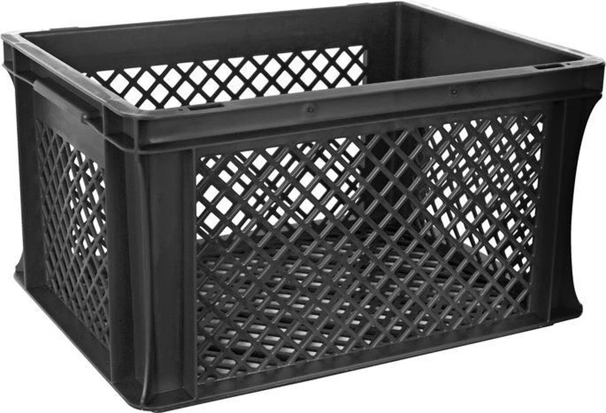 Fastrider Fietskrat Junior 22 Liter Zwart