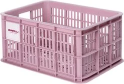 Basil Fietskrat S - Klein - 17.5 Liter - Roze -Fietsuitrustings Winkel 1200x819 1