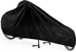 Merkloos Bakfiets Hoes - Waterdicht - CargoBike - Dolly - Cargo 2 Wieler Fietshoes - A-Kwaliteit - Zwart