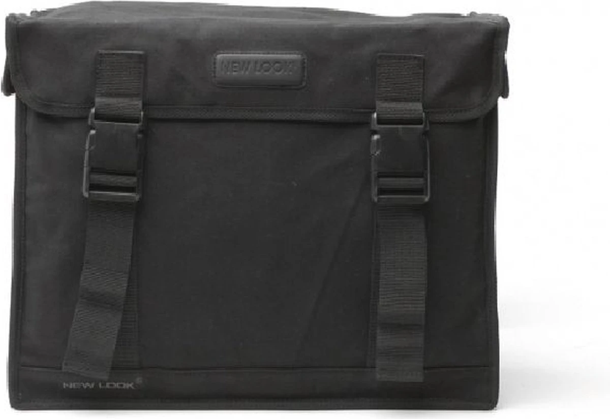 New Looxs Basic Canvasbag Camping Dubbele Fietstas - 66 Liter - Zwart 6 New Looxs Basic Canvasbag Camping Dubbele Fietstas - 66 Liter - Zwart - Afbeelding 6