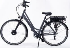 Amigo E-Vibe D1 - Elektrische Stadsfiets Voor Dames - Met 7 Versnellingen - Matgrijs -Fietsuitrustings Winkel 1200x827 7