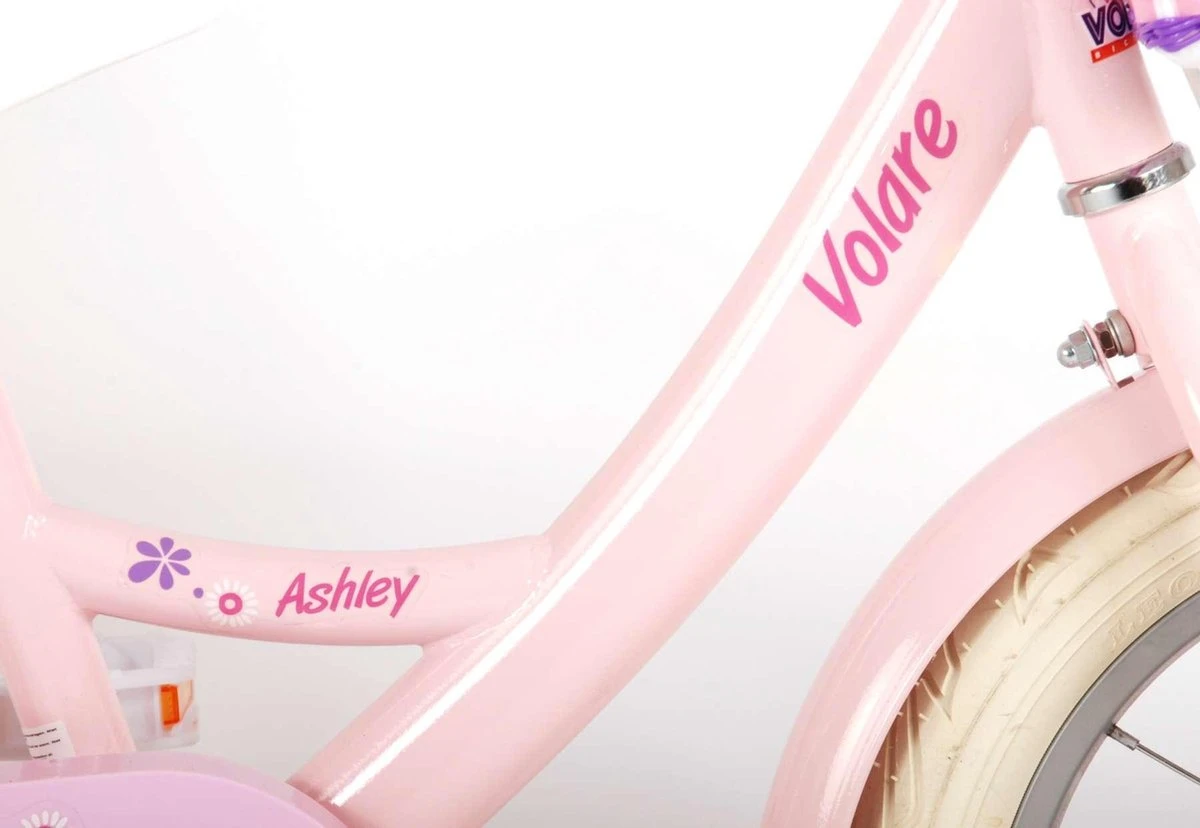 Volare Ashley Kinderfiets - Meisjes - 14 Inch - Roze - 95% Afgemonteerd 11 Volare Ashley Kinderfiets - Meisjes - 14 Inch - Roze - 95% Afgemonteerd - Afbeelding 11