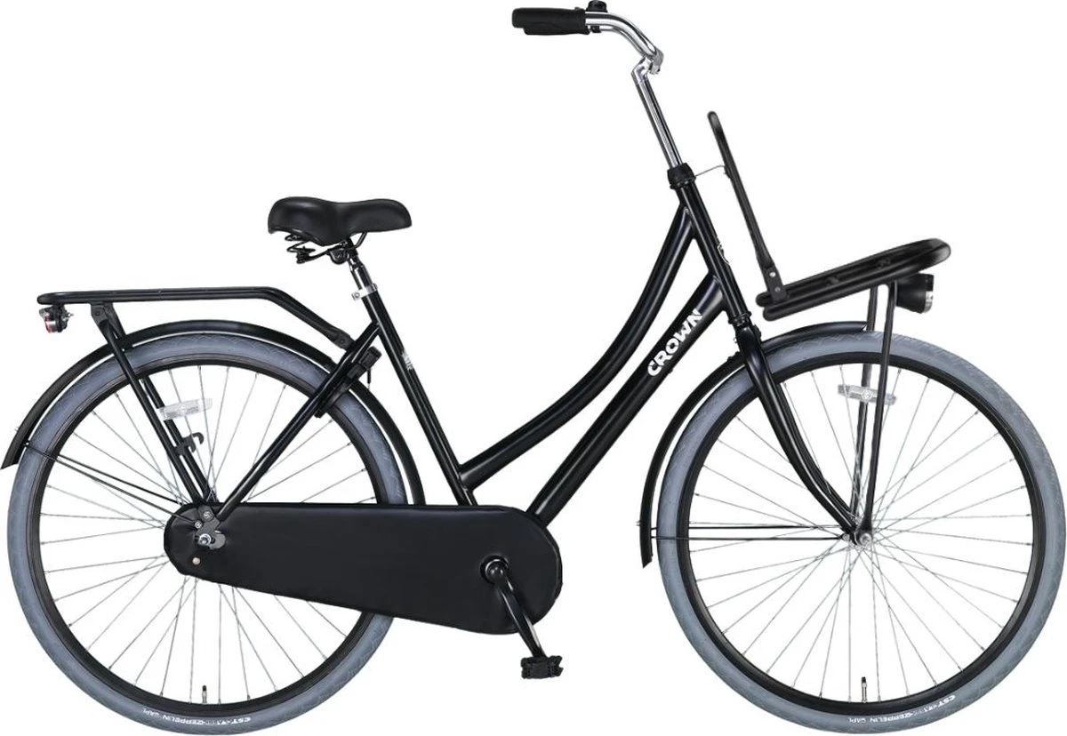 Crown Moscow Omafiets 28 Inch 53cm Grijs 1 Crown Moscow Omafiets 28 Inch 53cm Grijs