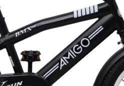 Amigo BMX Fun Jongensfiets - Kinderfiets 16 Inch - Matzwart 23 Amigo BMX Fun Jongensfiets - Kinderfiets 16 Inch - Matzwart -Fietsuitrustings Winkel 1200x830 9