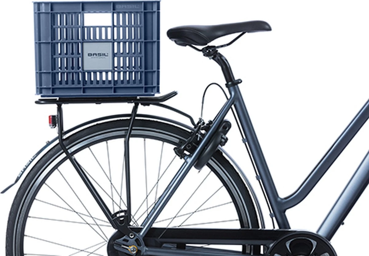 Basil Fietskrat M - Medium - 29.5 Liter - Blauw 6 Basil Fietskrat M - Medium - 29.5 Liter - Blauw - Afbeelding 6