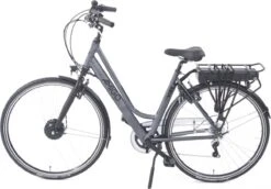 Amigo E-Vibe D1 - Elektrische Stadsfiets Voor Dames - Met 7 Versnellingen - Matgrijs -Fietsuitrustings Winkel 1200x836 10