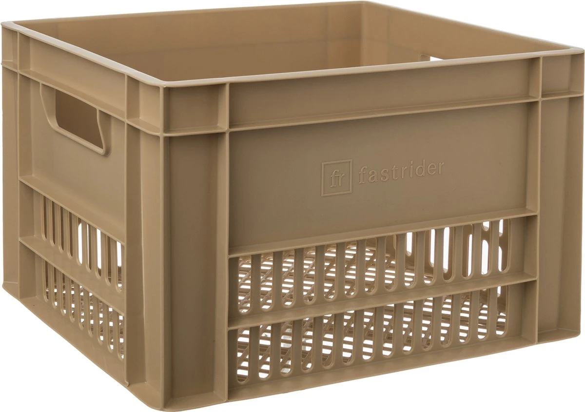 Fastrider Fietskrat Large - Beige - 34L